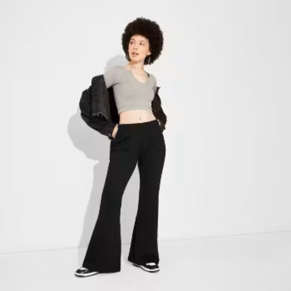 ModCloth All Aboard For Corduroy Flare-Leg Pants - Picture 1 of 4